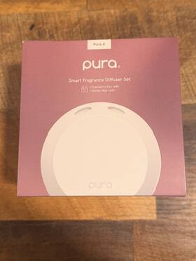 Pura 810180403542 4 Smart Fragrance Diffuser Set With 2 Refills Plug-in - New Free Shipping