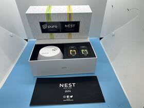 Pura 840732120658 Nib Nest New York Smart Home Fragrance Diffuser Set- Bamboo/grapefruit