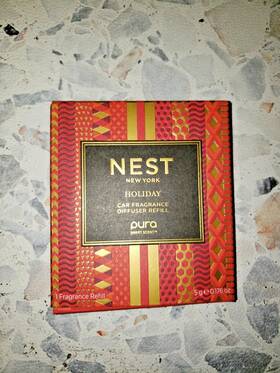 Pura 840732128258 Nest New York Holiday Car Fragrance 5g Diffuser Refill