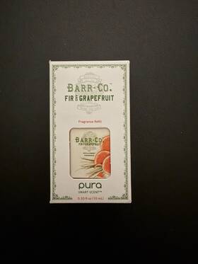 Pura 841841115474 Smart Scent Barr-co Fir And Grapefruit Fragrance Refill 0.33fl.oz