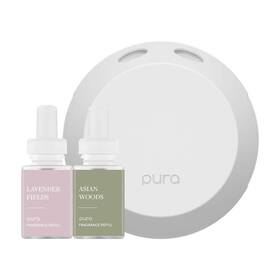 900-01891 Pura Smart Home Fragrance Diffuser Starter Set Asian Woods And Lavender Fields