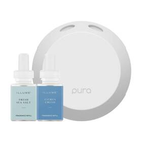 90896029 Pura Illume Fresh Sea Salt And Citrus Crush Starter Kit