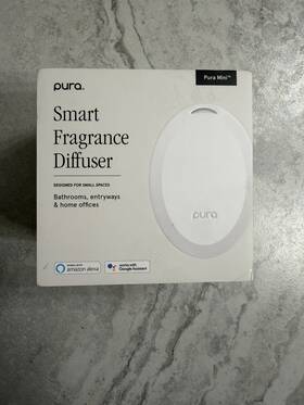 900-02160 Pura Scents Llc Mini Smart Fragrance Diffuser White Alexa Google Assistant