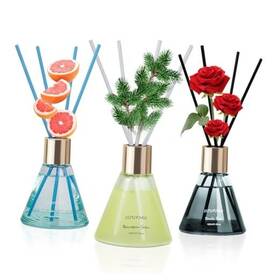 Quanshenghome 730851442376 3 100ml Scent Diffusers Nordic Rose Norwegian Cedar Australian Grapefruit