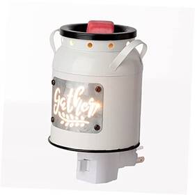 Ymx-029 Quanxing Wax Warmer Small Size Milk Can Metal Melt Burner Jug