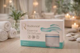 388726 Radiance Essential Oil Diffuser 7 Led Colors Auto Shut-off Usb Powered New