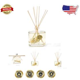 Reed Diffuser 806943230036 Luxury 7.5 Fl Oz Botanical - Jasmine And Lily Bali Essence
