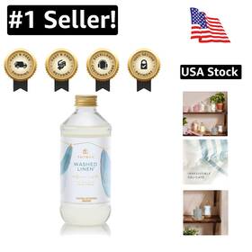 Reed Diffuser Oil 637666000367 Natural 7.75 Fl Oz - Fresh Washed Linen Scent For All Seasons