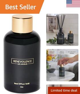 Reed Diffuser Oil 850044345519 Effortless 4oz Lavender And Eucalyptus Essential Refill For Lasting Fragrance