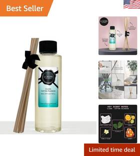 Reed Diffuser Oil Refill 688039941664 Mood-lifting Cotton Blossom - 4 Oz And Replacement Reeds