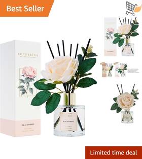 Reed Diffuser Set 642380710164 Black Forest Scented Essential Oil 6.7 Oz Room Decor