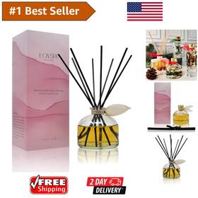 Reed Diffuser Set 688039943163 Long-lasting Sandalwood And Amber - Perfect Fall Home Accessory Reed Diffuser Set 688039943163 Long-lasting Sandalwood And Amber - Perfect Fall Home Accessory