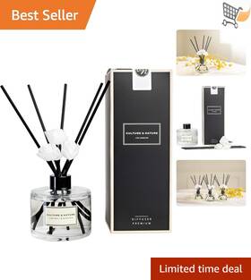 Reed Diffuser Set 850024255562 6.7oz Glass Long Lasting Fragrance Home Decor Bathroom