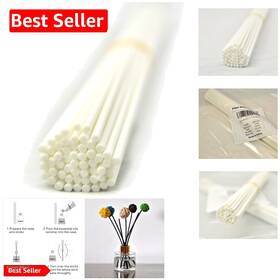 Reed Diffuser Sticks 767520781559 12 Inch Fiber Replacement 50 Pack For Home Fragrance