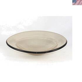 Replacement Dish Bowl For Oil Warmers 695721318253 4.5 Inch Round Glass Stylish Smoked Finish