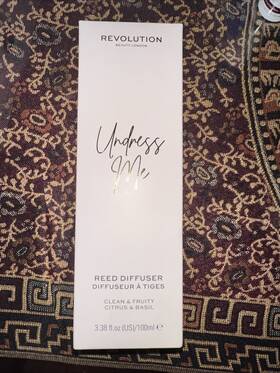Revolution Beauty London 057566448635 Inch Undress Me Reed Diffuser 3.38 Fl Oz Great Gift