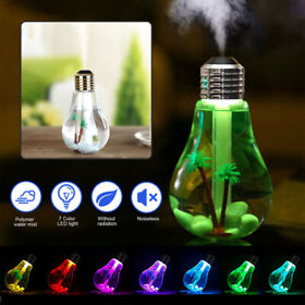 46u9wauby07dh Rgb Led Bulb Air Humidifier Aroma Essential Oil Diffuser Ultrasonic Aromatherapy