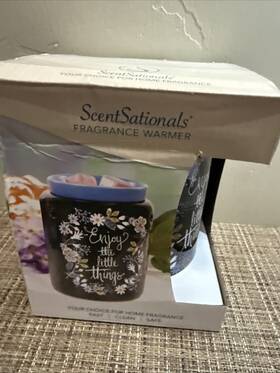 Sc-836 Rimports Inc. New Scentsationals Enjoy The Little Things Full-size Scented Wax Warmer