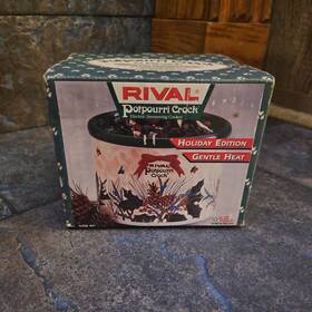 Rival 073056007347 Potpourri Crock - Holiday Edition Gentle Heat Electric Simmering Cooker