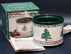 3206x Rival Electric Potpourri Crock Model Christmas Tree Preowned