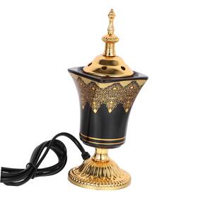 172837174408670 Rorpoir Incense Burner Plug-in Desktop Censer With Middle East Design For Home Office