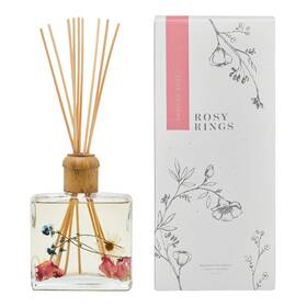 Rosy Rings 713754928864 Botanical Apricot Rose Reed Diffuser 13oz - Essential Oil Dif
