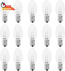 Runparts 744759576668 Wax Warmer Bulbs 15 Watt Scentsy Light For C7 Replaceme