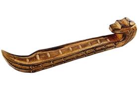 S.b.arts 161140339079 S.b Dragon Shape Incense Holder Wooden Ash Catcher Burner I