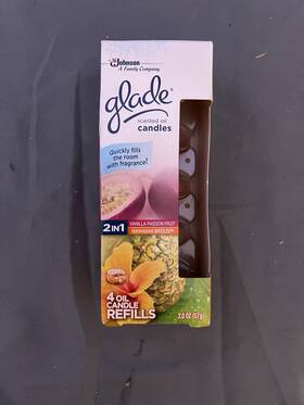 757205 S.c. Johnson & Son Glade Scented Oil Candle Refills Vanilla Passion Fruit Hawaiian Breeze 4 2 Oz