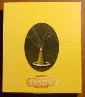8541862356 Sai Baba Super Sandal Cones - Box Of 12 Packages 144 Total Incense