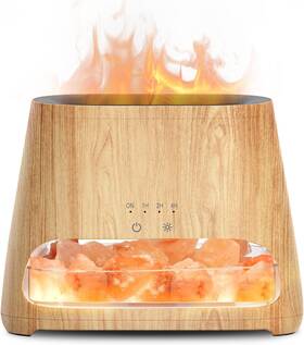 Salking 313092955944 2-in-1 Ultrasonic Essential Oil Diffuser And Himalayan Salt Lamp Aromatherapy