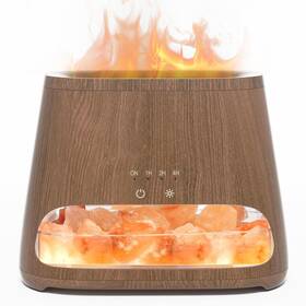 Salking 977567391015 2-in-1 Himalayan Salt Lamp Diffuser Cool Mist Humidifier Aromatherapy