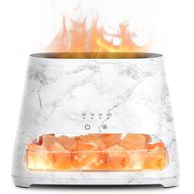 Salking 977567391022 2-in-1 Ultrasonic Essential Oil Diffuser And Himalayan Salt Lamp Aromatherapy