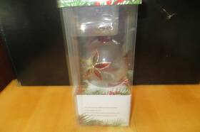 San Miguel 769072200779 Holiday Hand Painted Glass Reed Diffuser - Christmas Morning