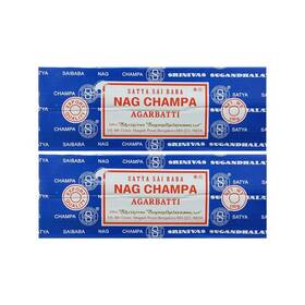 0201822 Satya Nag Champa Incense Sticks - Pack Of 2 Boxes 250g Relaxation And Meditation