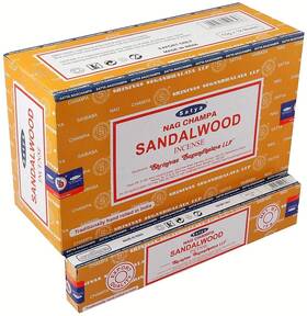 8945358 Satya Nag Champa Sandalwood Incense Sticks - Box 12 Pack