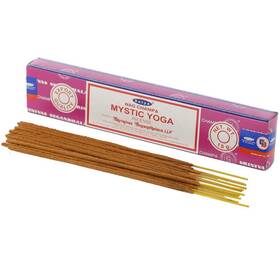 Satya 904234402673 Sai Baba Nag Champa Mystic Yoga Incense Sticks Agarbatti 180 Grams Box 12 P
