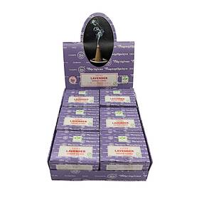 Satya 904245404987 Lavender Incense Dhoop Cones 144