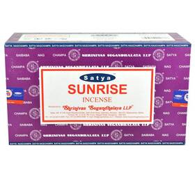 Inc112d Satya Nag Champa Sunrise Incense Sticks - Box 12 Packs
