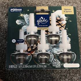 015461eb Sc Johnson Glade Balsam And Spruce Scented Oil Warmer Refills 5 Pack 0.67 Fl Oz Each