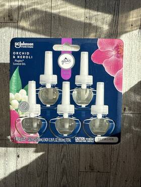 Sc Johnson 046500049323 Glade Plugins Scented Oil Air Freshener - Orchid And Neroli 3.35oz/5pk