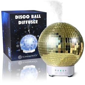 Scandinordica 745010104282 Disco Ball Diffuser Rotating - For Essential Oils With Whisper