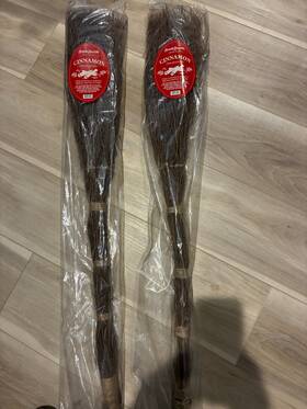 9130438418 Scentbroom Set Of Tw0 Scent Broom Cinnamon Scented Natural Handmade 36 Aromatherapy