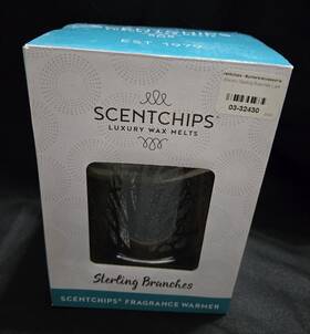 03-32430 Scentchips New Luxury Wax Melts Sterling Branches Electric Fragrance Warmer