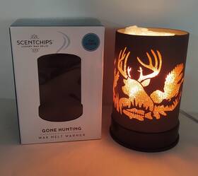Scentchips 734040012144 Luxury Wax Melt Warmer Gone Hunting Nib Touch Activated Instructions