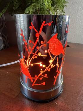 Scentchips 734040015596 Luxury Wax Melts Ruby Cardinal Warmer. Plug In - Touch Light