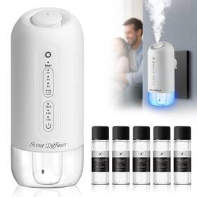 Pi-w001 Scentdinbor Plug-in Diffuser Kit - Pp Waterless Cold-air Mist 700 Sq Ft 5 Oils Home