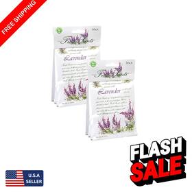 Scented Sachets 671770020095 Fresh Scents Lavender Sachet Pack - 6 Long-lasting Air Fresheners Scented Sachets 671770020095 Fresh Scents Lavender Sachet Pack - 6 Long-lasting Air Fresheners