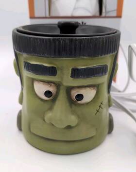 Scentsational 877991010772 Halloween Frank Frankenstein Wax Warmer Ceramic Simply