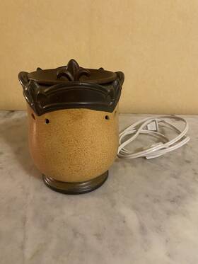 Sc-254 Scentsational Rimports Ceramic Fleur-de-lis Electric Wax Warmer